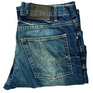 Men’s Distressed Straight Leg Jeans